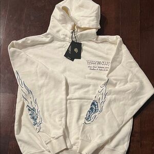 Darc Sport Wolves White Size Medium Hoodie NWT
